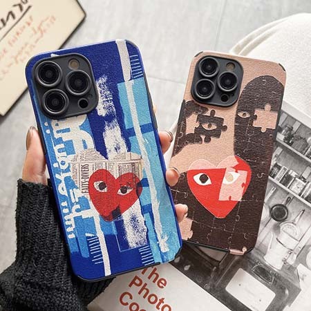 ハイブランド コムデギャルソン comme des garçons アイホン12 ケース 