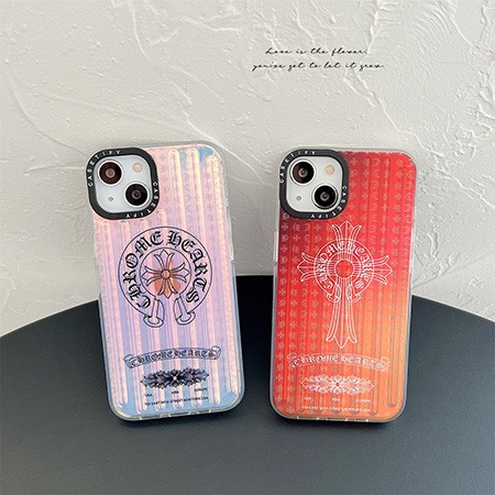 スニーカー アイフォン 14plus クロームハーツ chrome hearts スマホケース 