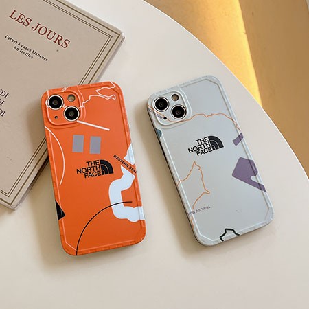 ブランド字母プリント 保護ケース アイフォーン14promax the north face